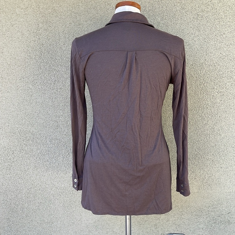 Peruvian Connection Modal Button Down Top - image 5